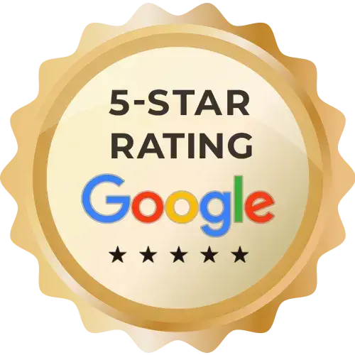 Google 5-star rating badge