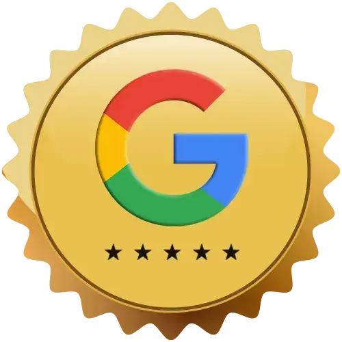 Over 500 5-star reviews badge